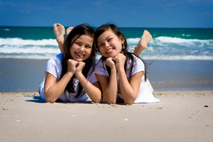 Twin Girls Beach